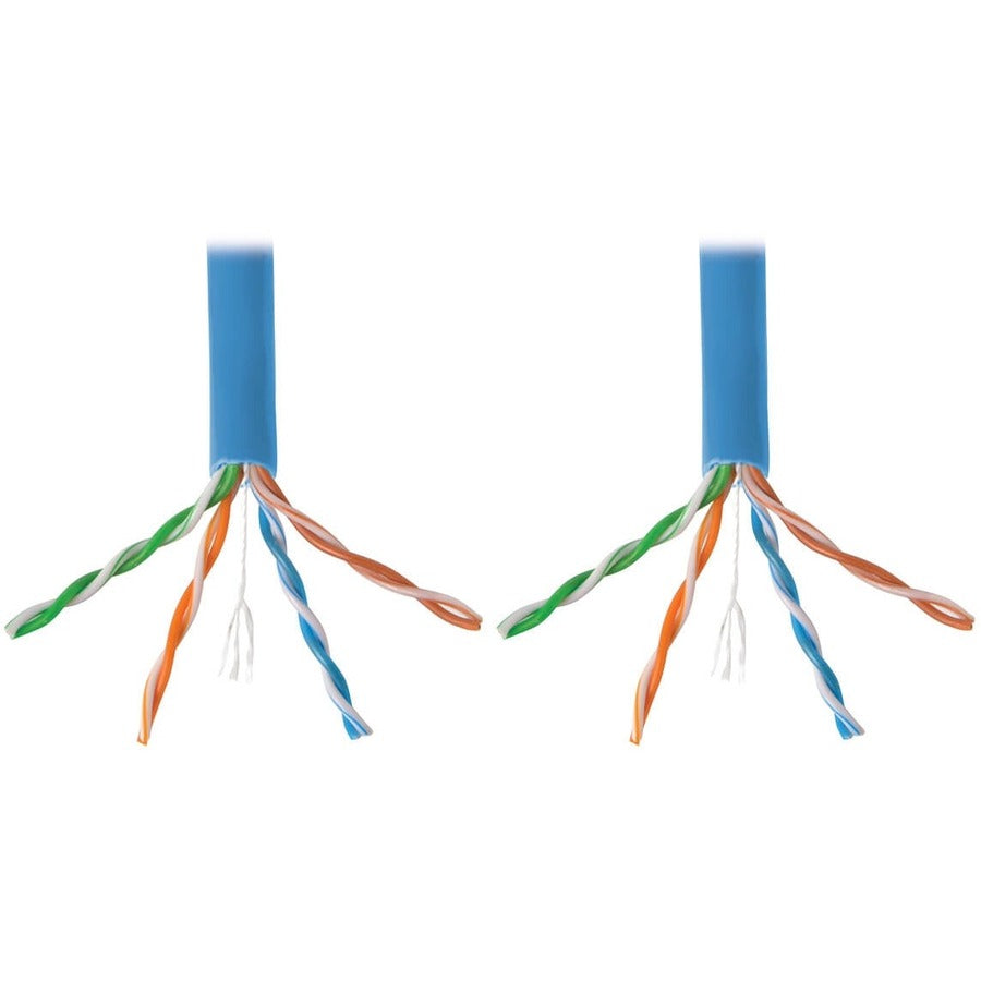 Eaton Tripp Lite Series Cat6 Gigabit Bulk UTP Stranded 24 AWG CMR PVC Cable, Blue, 1000 ft. (304.8 m) — N220-01K-BL