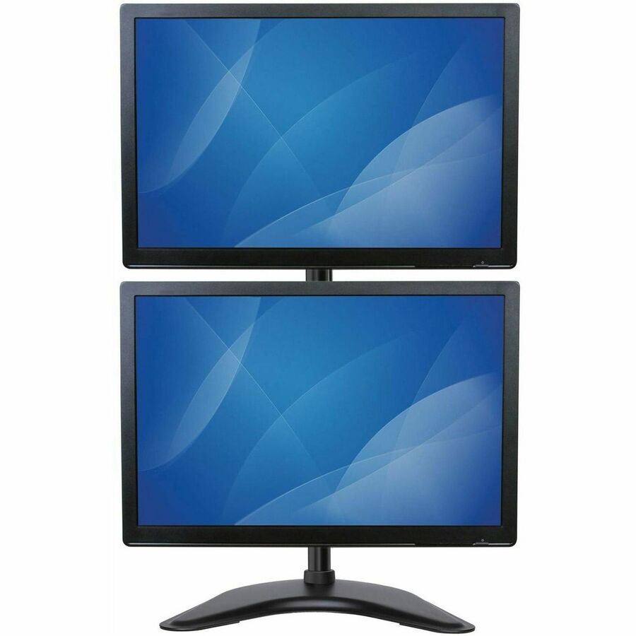 StarTech.com Vertical Dual Monitor Stand, Heavy Duty Steel, Monitors up to 27" (22lb/10kg), Vesa Monitor, Computer Monitor Stand — ARMBARDUOV