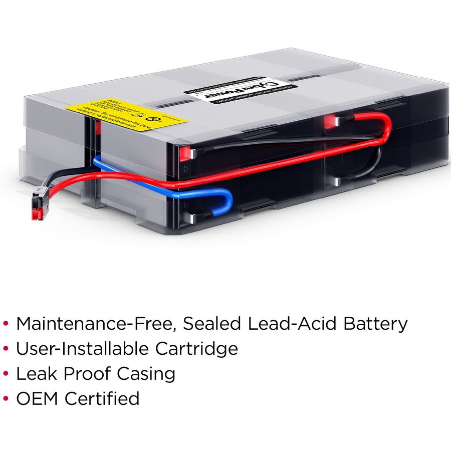 CyberPower RB1270X4F Replacement Battery Cartridge — RB1270X4F
