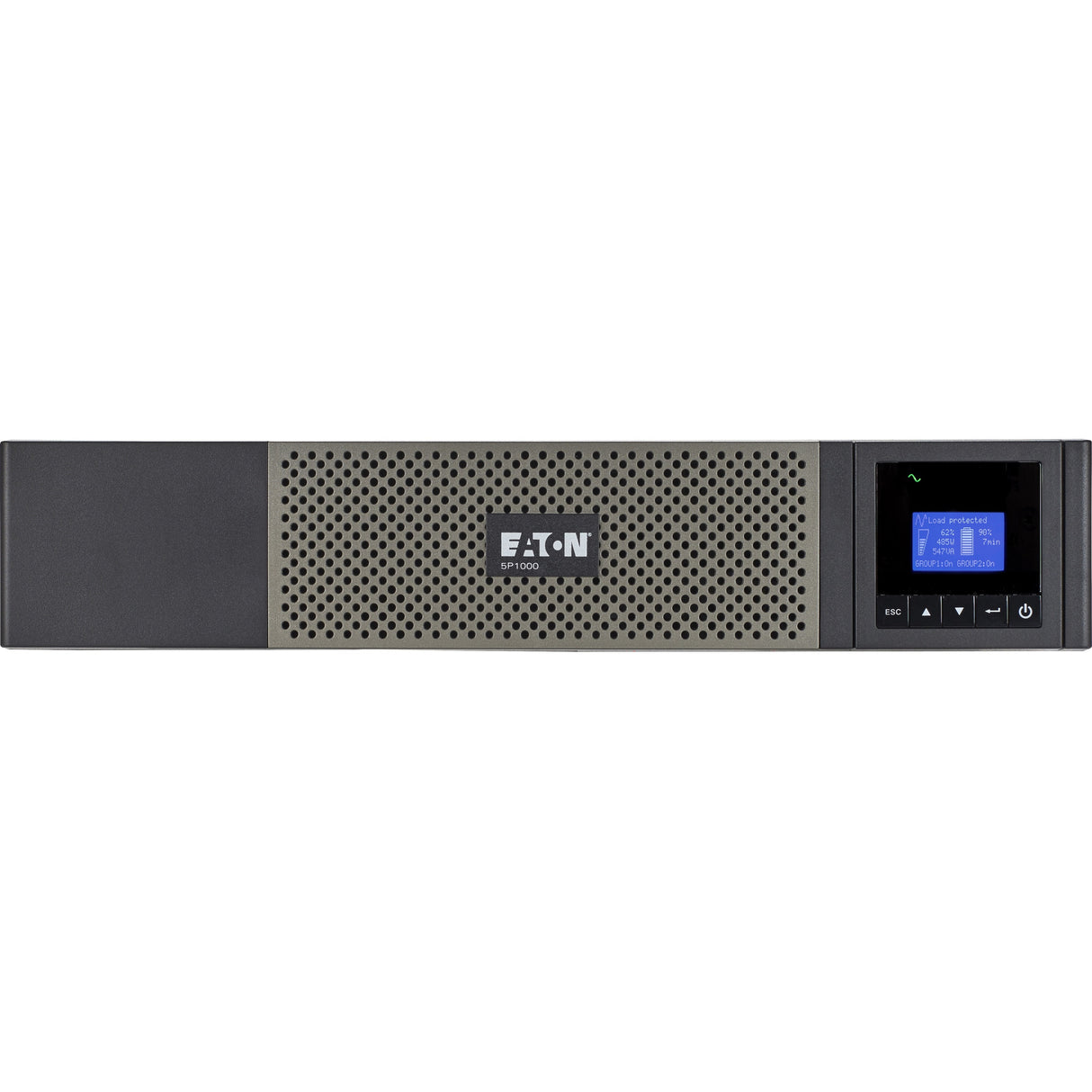 Eaton 5P 1000VA 770W 120V Line-Interactive UPS, 5-15P, 10x 5-15R Outlets, 16-Inch Depth, True Sine Wave, Cybersecure Network Card Option, 2U — 5P1000RC