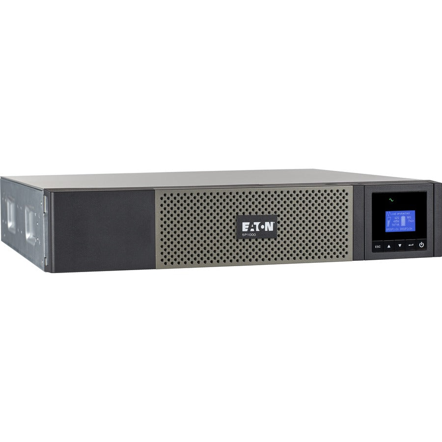 Eaton 5P 1000VA 770W 120V Line-Interactive UPS, 5-15P, 10x 5-15R Outlets, 16-Inch Depth, True Sine Wave, Cybersecure Network Card Option, 2U — 5P1000RC
