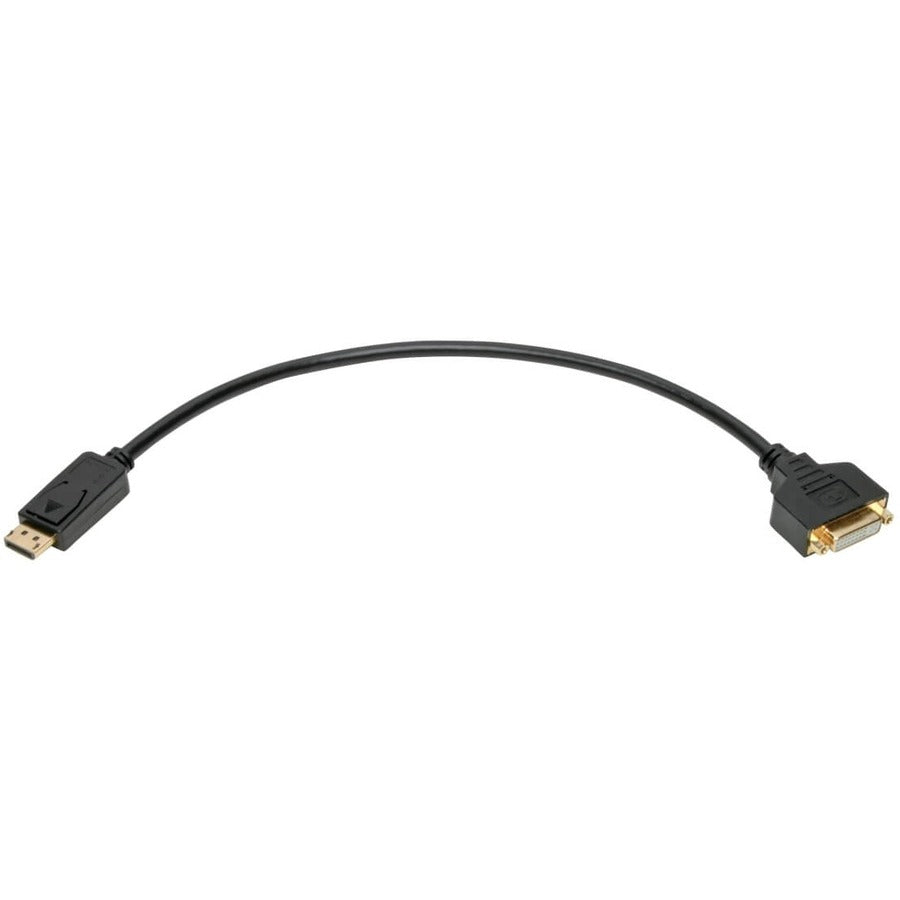 Eaton Tripp Lite Series DisplayPort to DVI Adapter Video Converter, Black (M/F), 1 ft. (0.31 m) — P134-001-GC