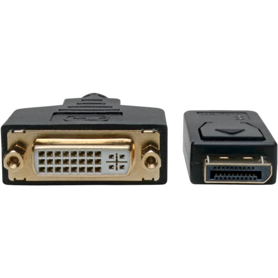 Eaton Tripp Lite Series DisplayPort to DVI Adapter Video Converter, Black (M/F), 1 ft. (0.31 m) — P134-001-GC