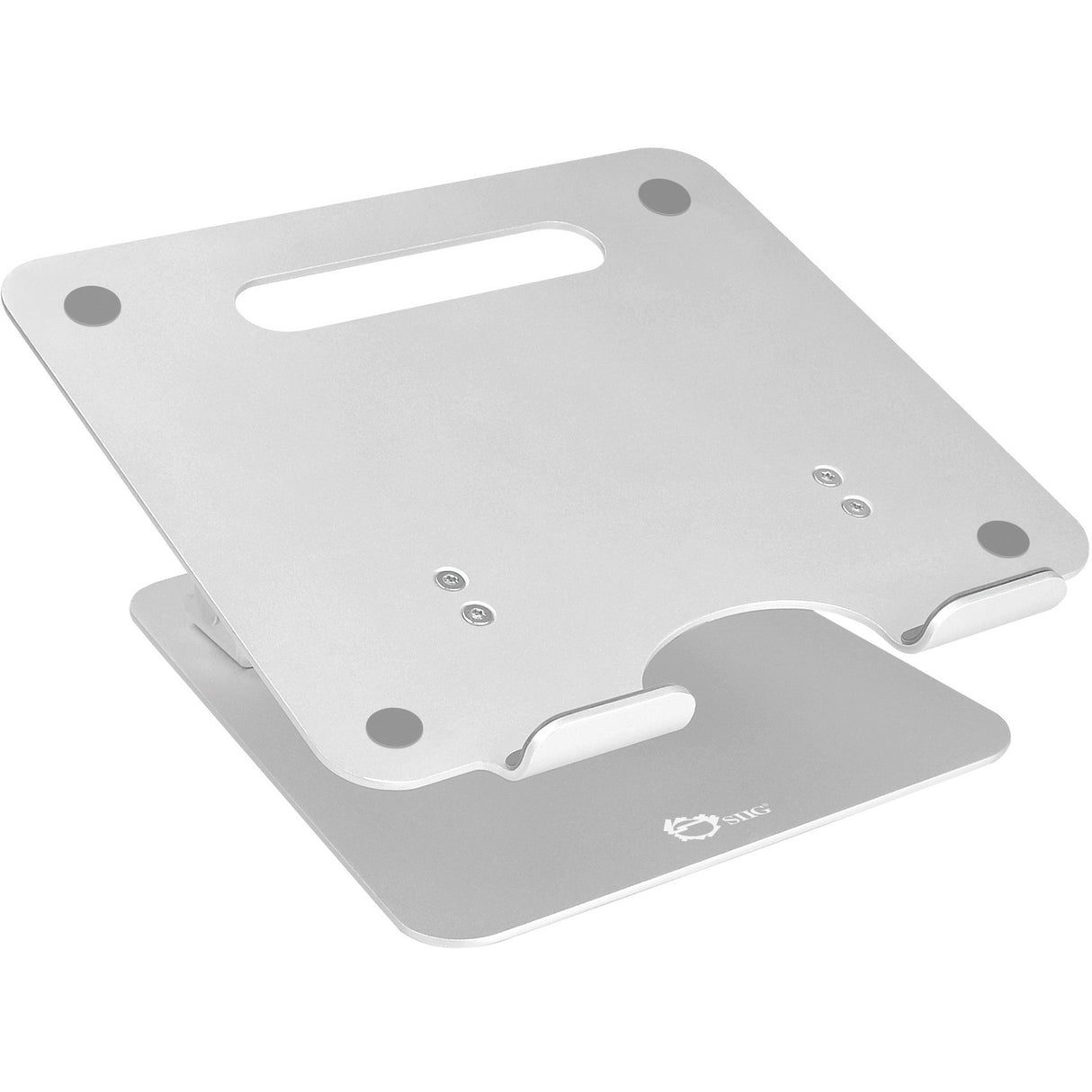 SIIG Adjustable Aluminum Laptop Stand for Macbook and PC — CE-MT2C12-S1