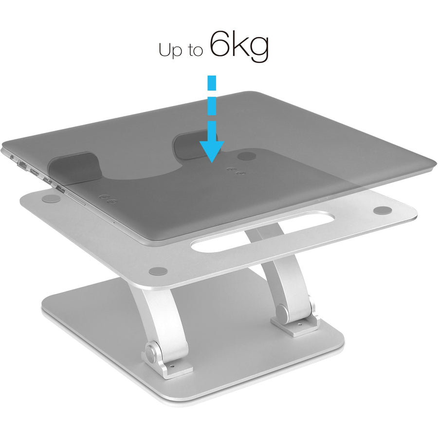 SIIG Adjustable Aluminum Laptop Stand for Macbook and PC — CE-MT2C12-S1