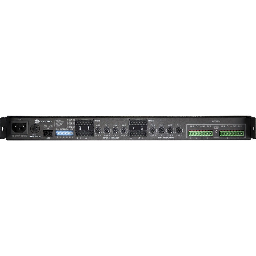 Crown ComTech DriveCore CT 875 Amplifier - 600 W RMS - 8 Channel — NCT875A-U-US