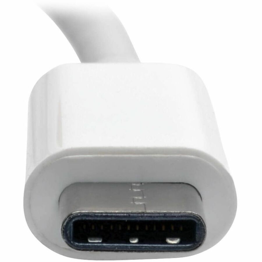 Eaton Tripp Lite Series USB-C Multiport Adapter (M/3xF) - 4K HDMI, DVI, VGA, HDCP, White — U444-06N-HDV4K