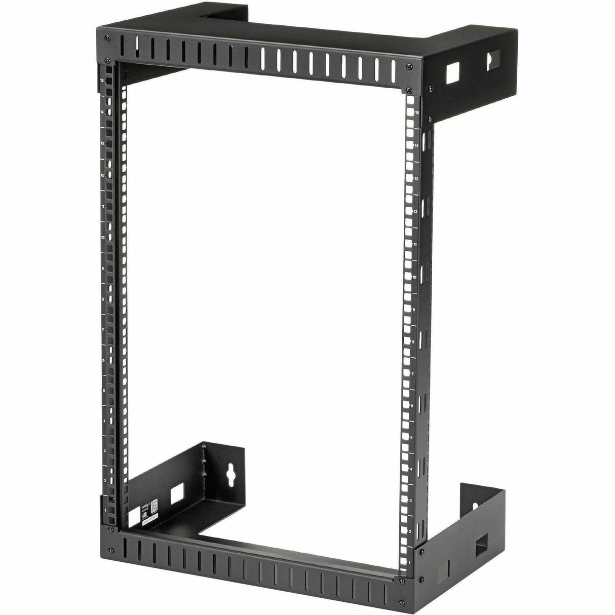 StarTech.com 2-Post 15U Heavy-Duty Wall-Mount Network Rack, 19" Open Frame Server Rack for Computer Equipment, Wall Mount Data Rack~ — RK15WALLO