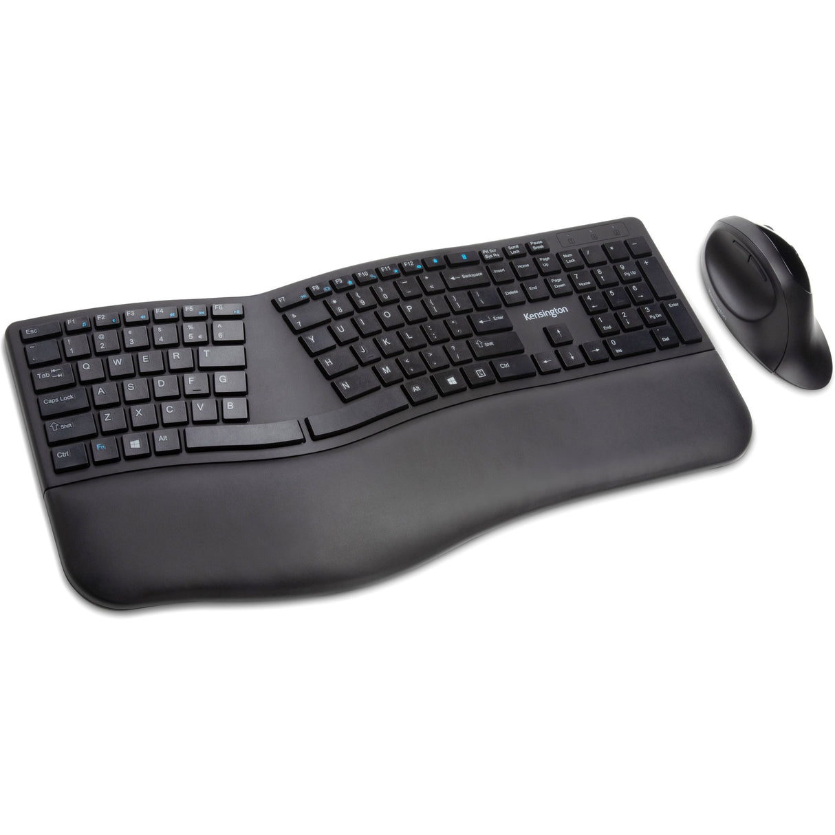 Kensington Pro Fit Ergo Wireless Keyboard and Mouse-Black — K75406US
