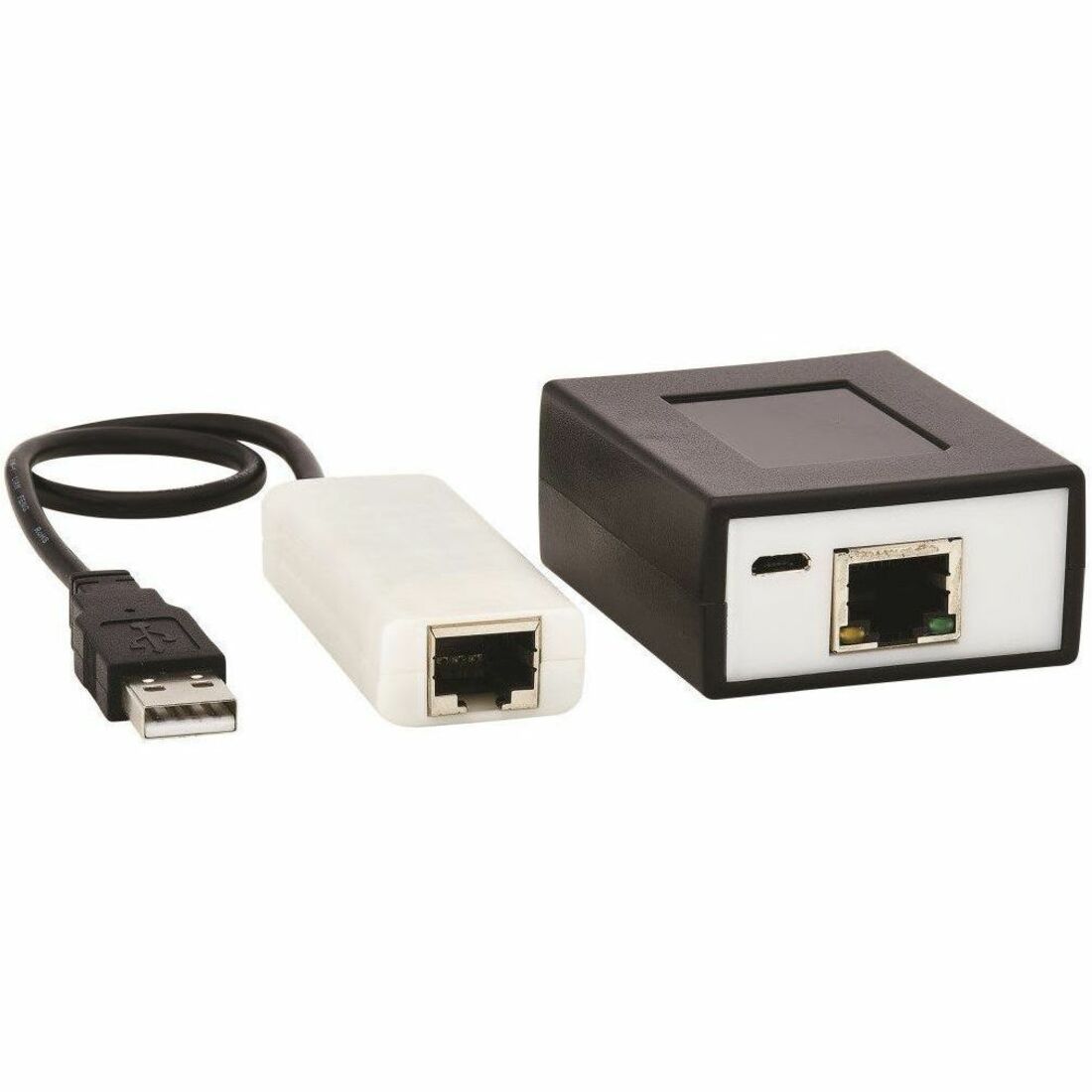 Eaton Tripp Lite Series 4-Port USB over Cat5/Cat6 Extender Kit with Power over Cable - USB 2.0, Up to 164.04 ft. (50M), Black, TAA — B203-104-POC