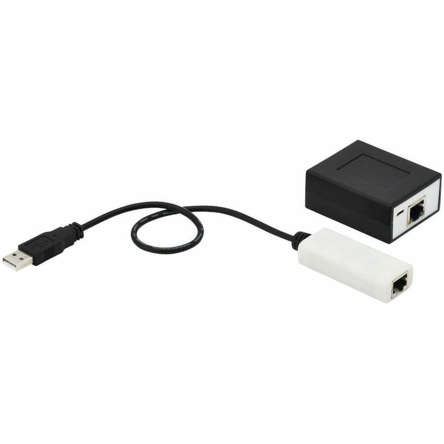 Eaton Tripp Lite Series 4-Port USB over Cat5/Cat6 Extender Kit with Power over Cable - USB 2.0, Up to 164.04 ft. (50M), Black, TAA — B203-104-POC