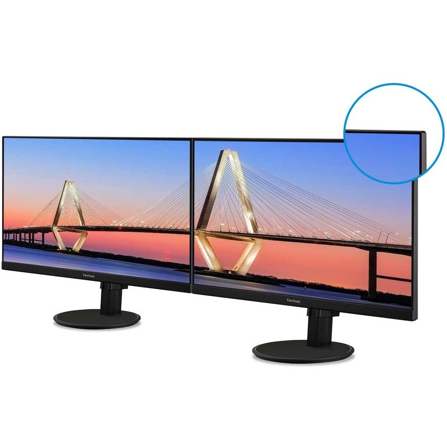 ViewSonic VA2247-MH 22 Inch Full HD 1080p Monitor with 100Hz, FreeSync, Ultra-Thin Bezel, Eye Care, HDMI, VGA Inputs for Home and Office — VA2247-MH