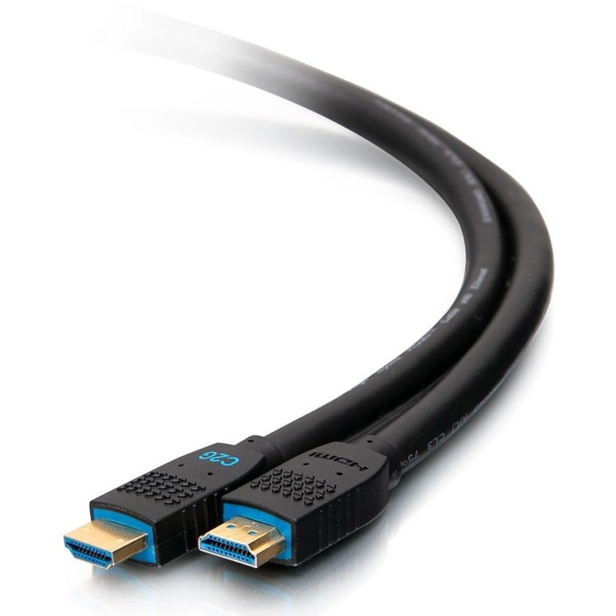 C2G 25ft Performance Series Premium High Speed HDMI Cable with Ethernet - In-Wall CMG Rated - 4K 60Hz - M/M - Black — C2G50196