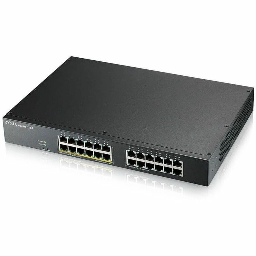 ZYXEL GS1915-24EP 24-Port Gigabit Smart Nebula Cloud Managed PoE Switch | 12 PoE+ Ports at 130W — GS1915-24EP