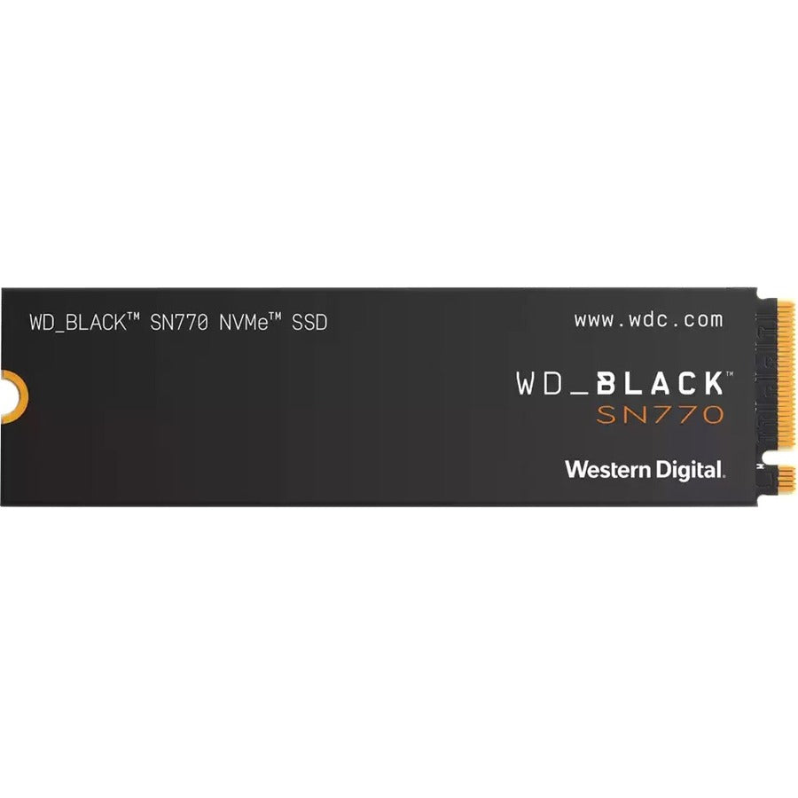 WD Black SN770 WDS500G3X0E 500 GB Solid State Drive - M.2 2280 Internal - PCI Express NVMe (PCI Express NVMe 4.0 x4) — WDS500G3X0E-00B3N0