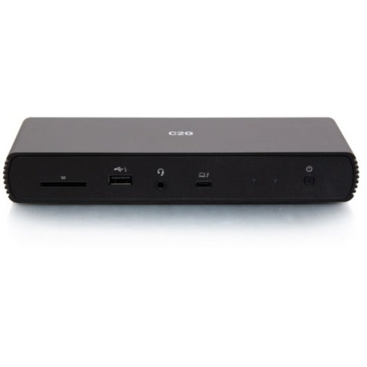 C2G Thunderbolt 4 Dock - Dual Monitor Docking Station with USB, Ethernet, SD Reader, and AUX - Power Delivery up to 90W — C2G54537
