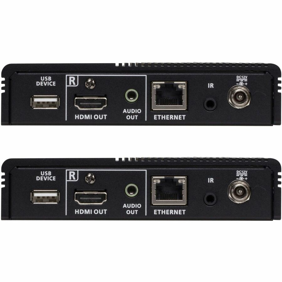 Eaton Tripp Lite Series HDBaseT 3.0 Transmitter and Receiver Kit, HDMI 4K 60 Hz (4:4:4), RS-232, IR Control, Up to 328 ft. (100 m), TAA — BHDBT3-TRX2