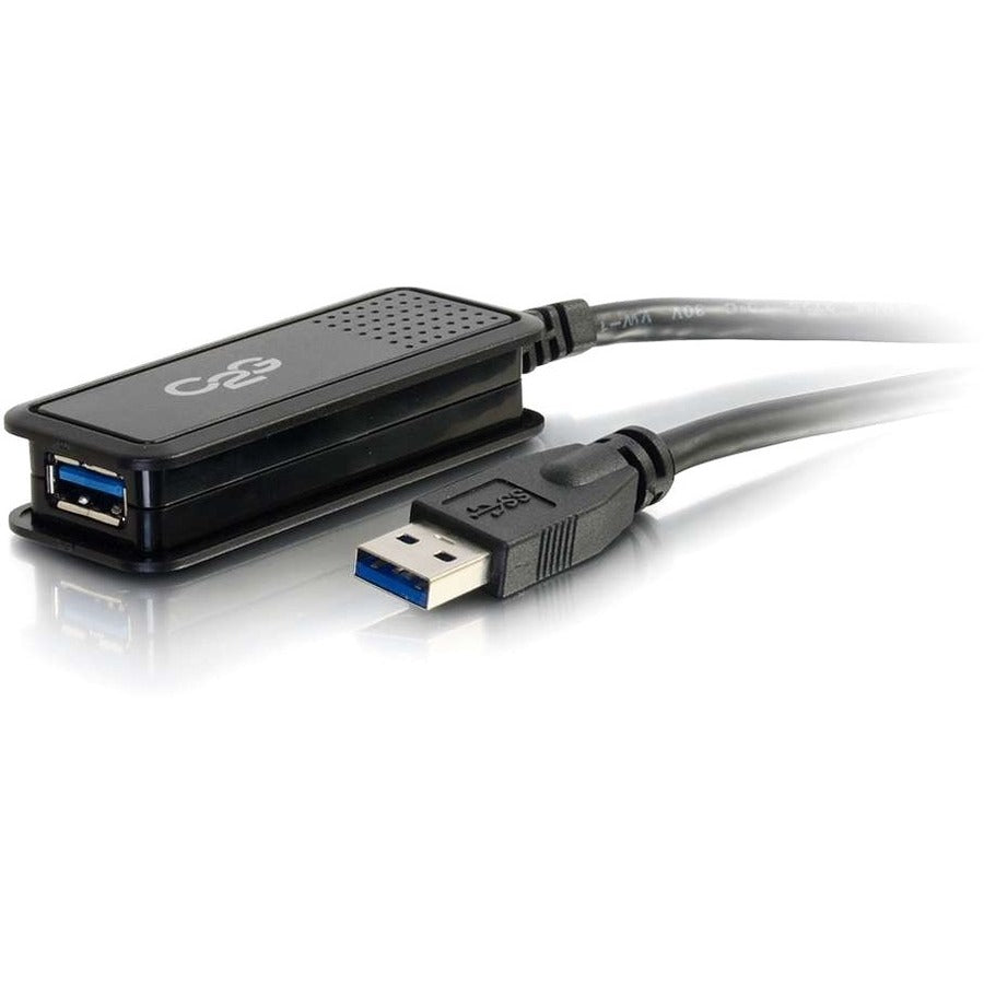 C2G 16.4ft (5m) USB 3.0 USB-A Male to USB-A Female Active Extension Cable — 39939