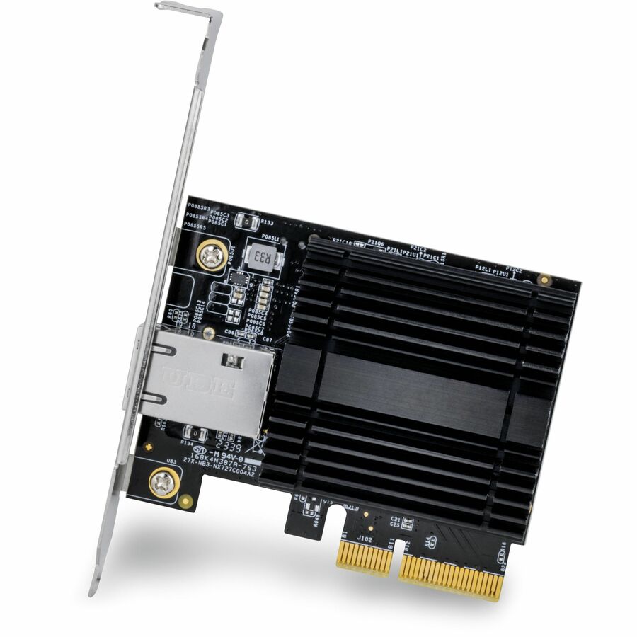 TRENDnet 10 Gigabit PCIe Network Adapter, Converts A PCIe Slot Into A 10G Ethernet Port, Supports 802.1Q Vlan, Includes Standard & Low-Profile Brackets, PCIe 2.0, PCIe 3.0, Silver, TEG-10GECTX