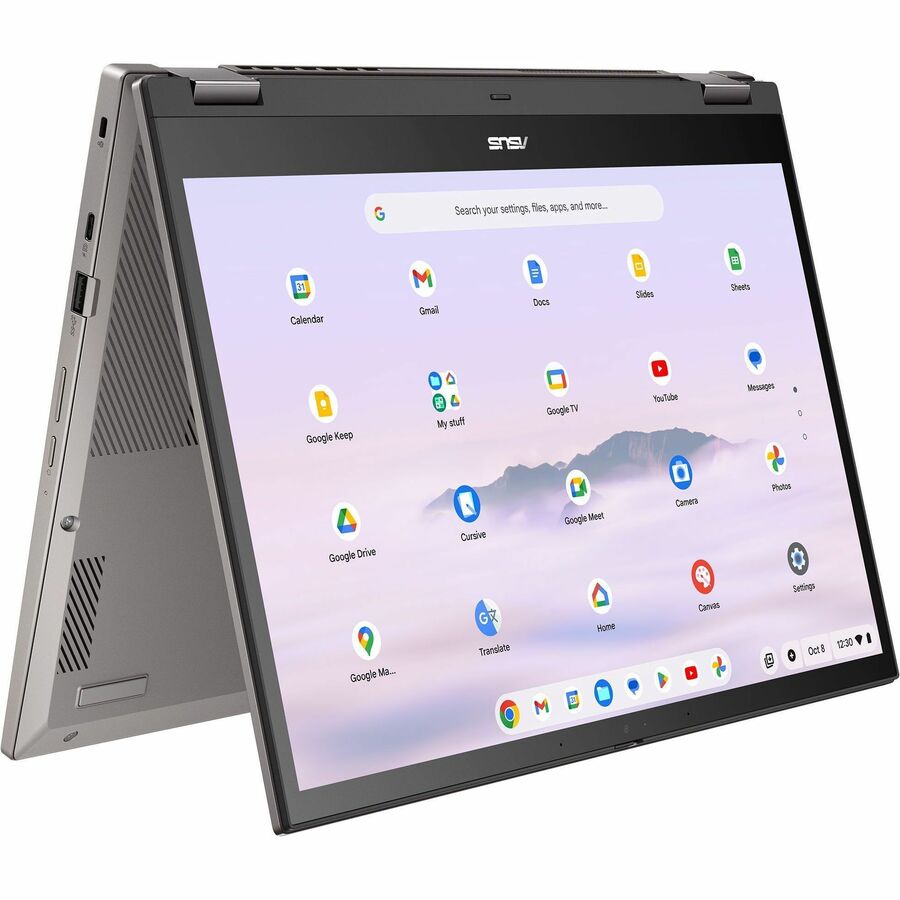 Asus Chromebook Plus CM3401 CM3401FFA-GE566T-S 14" Touchscreen Convertible 2 in 1 Chromebook - WUXGA - AMD Ryzen 5 7520C - 16 GB - 256 GB SSD - Gray — CM3401FFA-GE566T-S