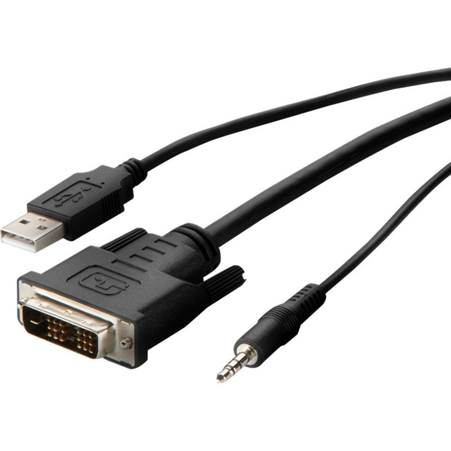 Belkin TAA DVI to HDMI/USB/AUD CBL, VID MM; USB A/B, 6' — F1DN1CCBL-DH6t