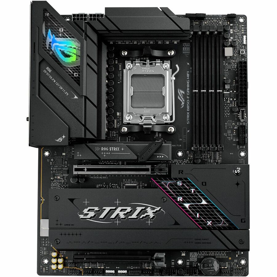 Asus ROG Strix B850-F GAMING WIFI Gaming Desktop Motherboard - AMD B850 Chipset - Socket AM5 - ATX — ROG STRIXB850-FGAMINGWIFI