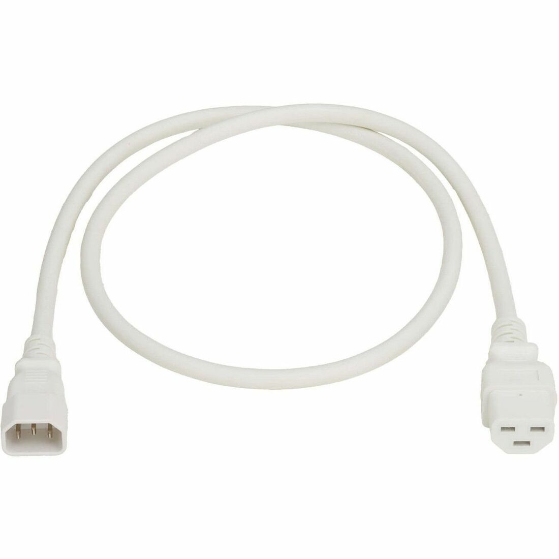 Eaton Tripp Lite Series Power Cord, C14 to C21 - Heavy-Duty, 15A, 250V, 14 AWG, 2 ft. (0.6 m), White — P037-002-AWH
