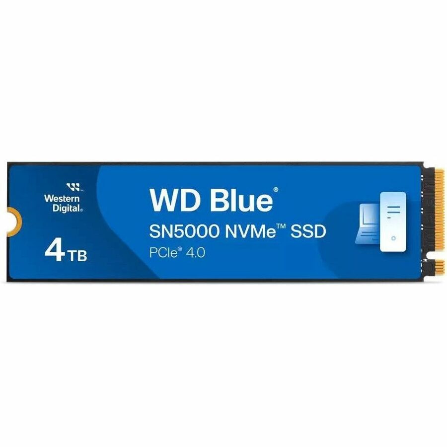 WD Blue SN5000 WDS400T4B0E-00BKY0 Solid State Drive - M.2 2280 Internal - PCI Express NVMe (PCI Express NVMe 4.0 x4) — WDS400T4B0E-00BKY0