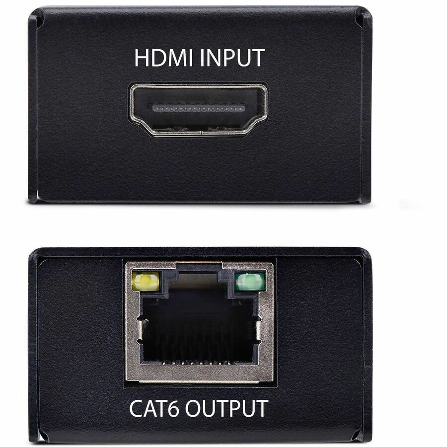 StarTech.com HDMI Extender Over CAT5e/CAT6, 4K 60Hz, Up to 200ft (60m), Transmitter and Receiver Kit, Power Over Cable — 4K50IC-EXTEND-HDMI