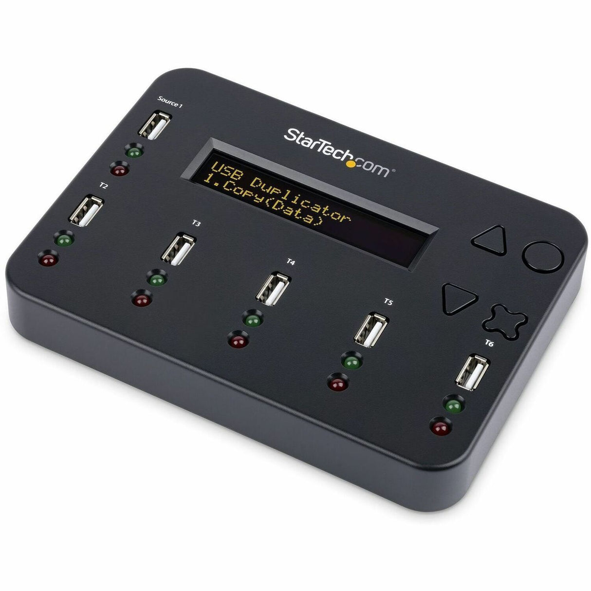 StarTech.com Standalone 1 to 5 USB Thumb Drive Duplicator/Eraser, USB Flash Drive Copier/Cloner, Sector-by-Sector Copy, Sanitizer, TAA — USBDUP15