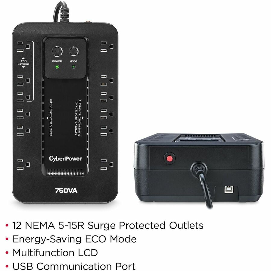 CyberPower EC750G Ecologic UPS Systems — EC750G