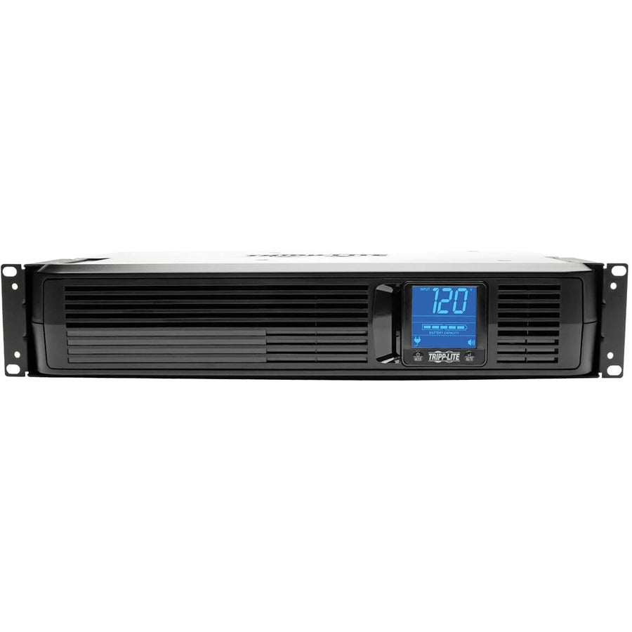 Eaton Tripp Lite Series SmartPro LCD 120V 1500VA 900W Line-Interactive UPS, AVR, Extended Runtime, 2U Rack/Tower, LCD, USB, DB9, 8 Outlets — SMART1500LCDXL
