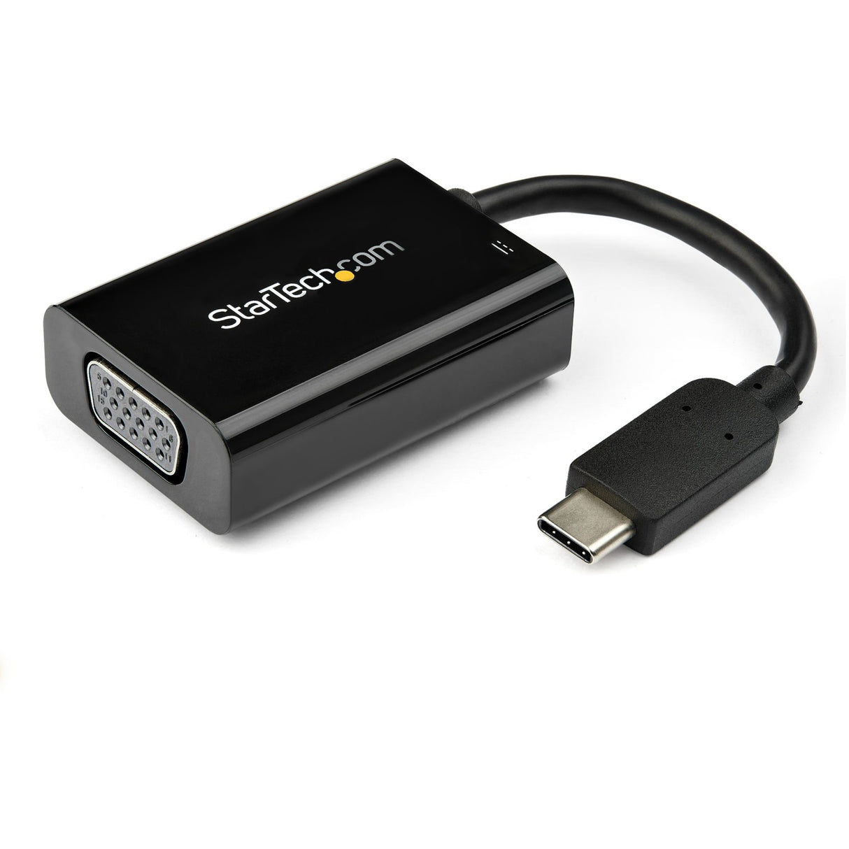 StarTech.com USB C to VGA Adapter with 60W Power Delivery Pass-Through - 1080p USB Type-C to VGA Video Converter w/ Charging - Black — CDP2VGAUCP
