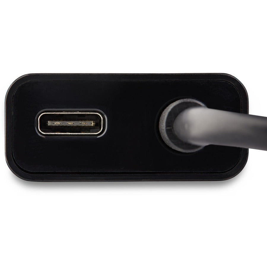 StarTech.com USB C to VGA Adapter with 60W Power Delivery Pass-Through - 1080p USB Type-C to VGA Video Converter w/ Charging - Black — CDP2VGAUCP