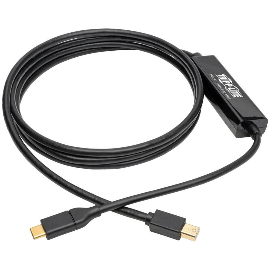 Eaton Tripp Lite Series USB-C to Mini DisplayPort Active Adapter Cable (M/M), 4K 60 Hz, Black, 6 ft. (1.8 m) — U444-006-MDP
