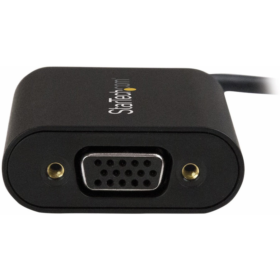 StarTech.com USB-C to VGA Adapter - 1920x1200 - USB C Adapter - USB Type C to VGA Monitor / Projector Adapter — CDP2VGASA