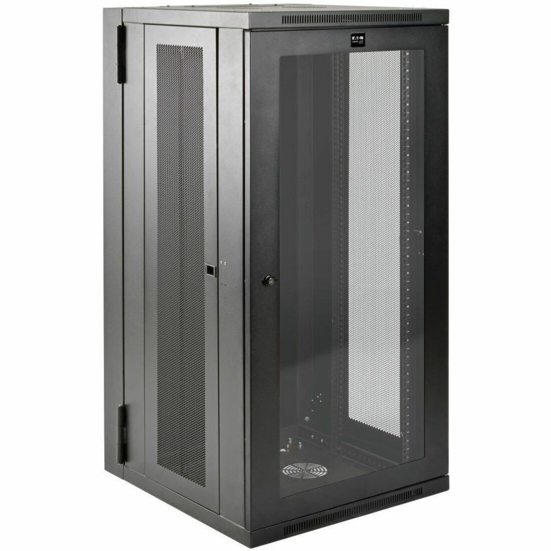 Eaton Tripp Lite Series SmartRack 26U UPS-Depth Wall-Mount Half-Height Rack Enclosure, Clear Acrylic Window, Hinged Back — SRW26USDPG