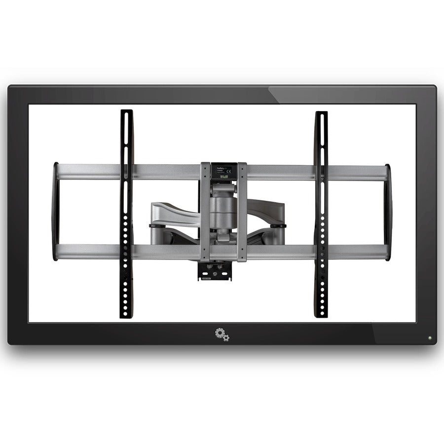 StarTech.com Full Motion TV Wall Mount for 32"-75" VESA Display, Heavy Duty Articulating Adjustable Large TV Wall Mount Bracket, Silver — FPWARPS