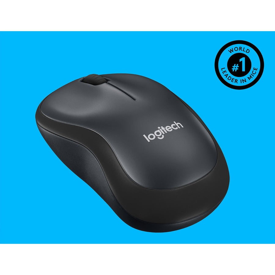 Logitech M220 SILENT Wireless Mouse, 2.4 GHz with USB Receiver, 1000 DPI Optical Tracking, 18-Month Battery, Ambidextrous, Compatible with PC, Mac, Laptop (Off-white) — 910-006127