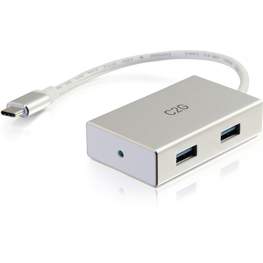 C2G USB C Hub - USB C 3.0 to 4-Port USB Hub — 29827