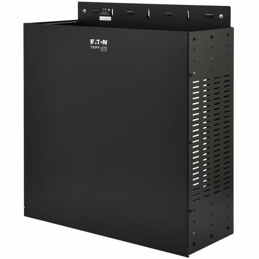 Eaton Tripp Lite Series SmartRack 4U Low-Profile Vertical-Mount Vented Wall-Mount Mini Rack Enclosure, Black — SRWO4UBRKT