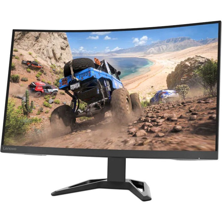 Lenovo G32qc-30 32" Class WQHD Curved Screen LED Monitor - 16:9 - Raven Black — 66F2GCC1US
