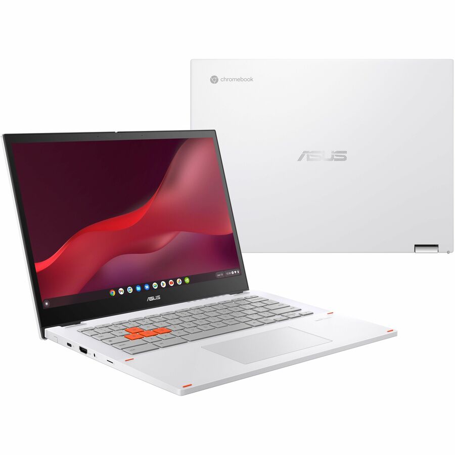 Asus Chromebook Vibe CX34 Flip CX3401FBA-GE762T-S 14" Touchscreen Convertible 2 in 1 Chromebook - WUXGA - Intel Core i7 12th Gen i7-1255U - 16 GB - 512 GB SSD - Pearl White — CX3401FBA-GE762T-S