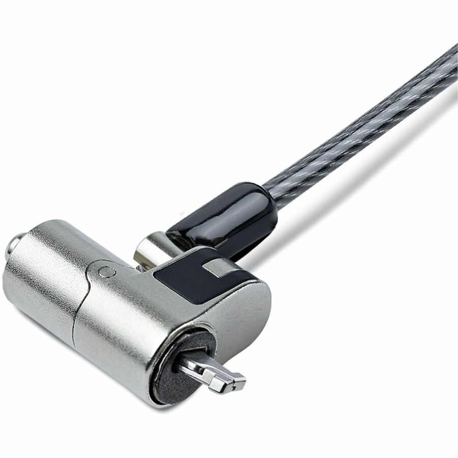 StarTech.com Nano Laptop Cable Lock 6ft, Anti-Theft Keyed Lock, Security Cable Locks Nano Slot Notebooks, Steel Cable Lock For Laptop — NANOK-LAPTOP-LOCK