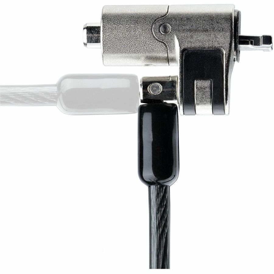 StarTech.com Nano Laptop Cable Lock 6ft, Anti-Theft Keyed Lock, Security Cable Locks Nano Slot Notebooks, Steel Cable Lock For Laptop — NANOK-LAPTOP-LOCK