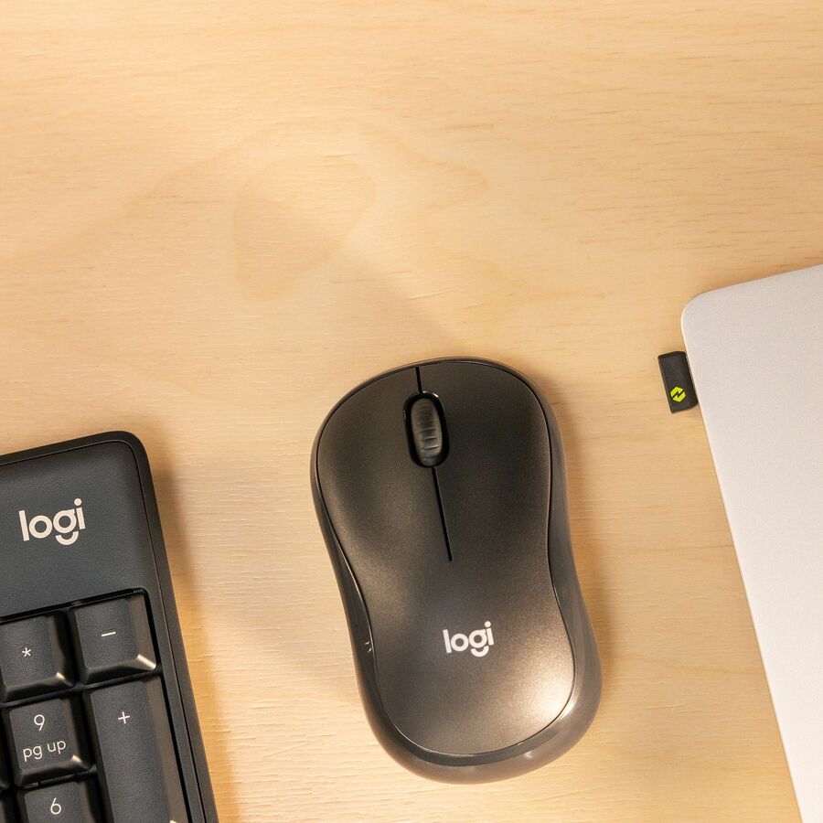 Logitech MK370 Combo for Business, Full-Size Wireless Keyboard and Wireless Mouse, Secure Logi Bolt USB receiver, Bluetooth, Graphite — 920-011887