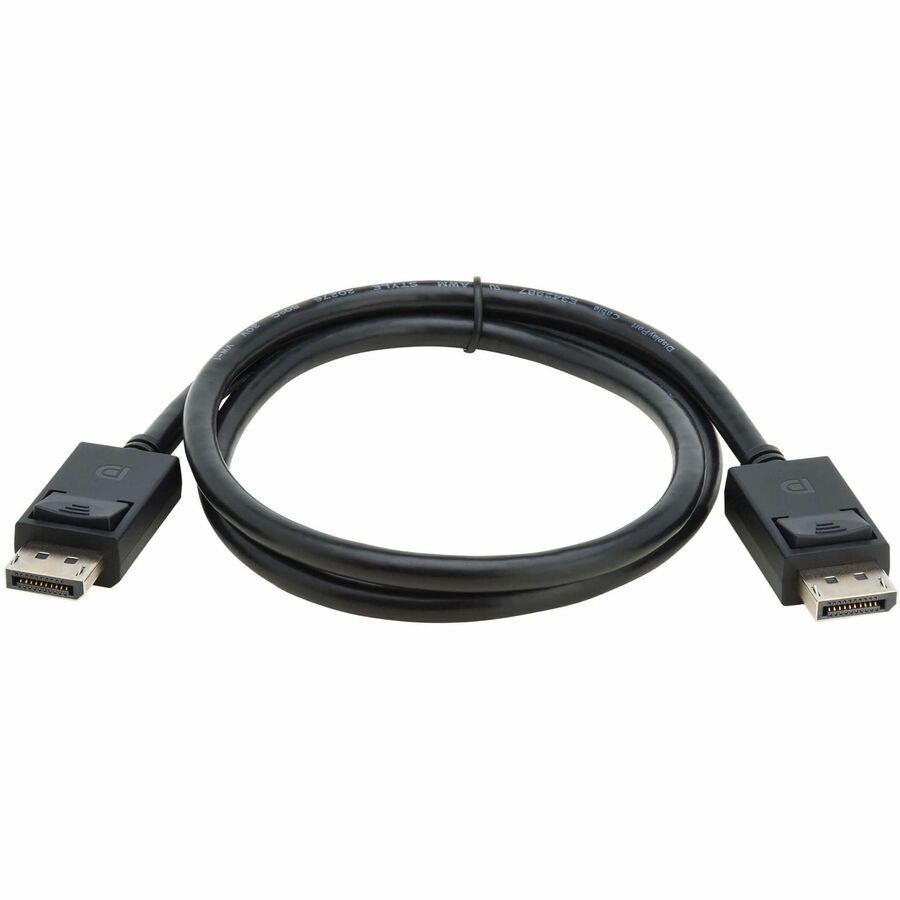 Eaton Tripp Lite Series DisplayPort 2.1 Cable with Latching Connectors (M/M), 8K 60 Hz, 40 Gbps, HDR, HBR3, MST, 4:4:4, HDCP 2.2, Black, 3 ft. (0.9 m) — P580-003-8K6-2