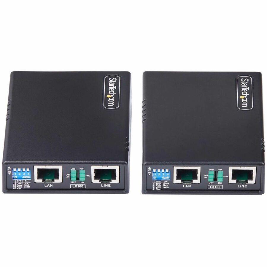 StarTech.com 10/100 Ethernet Extender Kit, Up to 0.5mi (800m), Long-Range LAN Over Single Pair Wire/RJ45 UTP, For Remote IP Camera/WiFi AP — C2-ETHERNET-EXTENDER