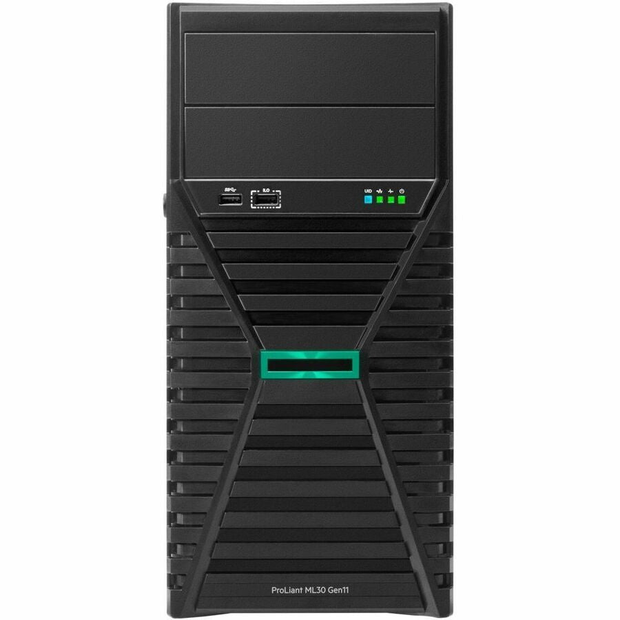 HPE ProLiant ML30 G11 4U Tower Server - 1 Xeon E-2414 2.60 GHz - 16 GB RAM - 1 TB HDD - Serial ATA Controller — P65094-001