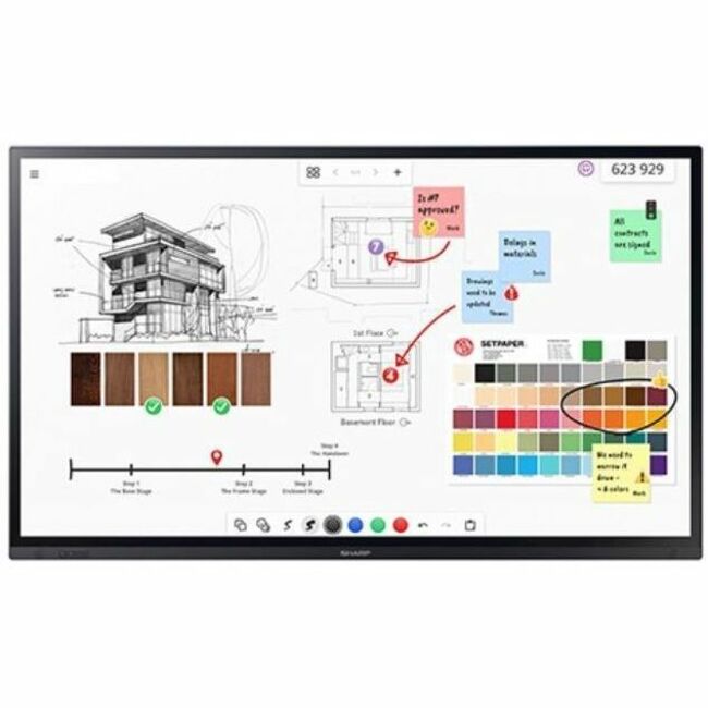 Sharp 65" Class Aquos Board — PN-LA652